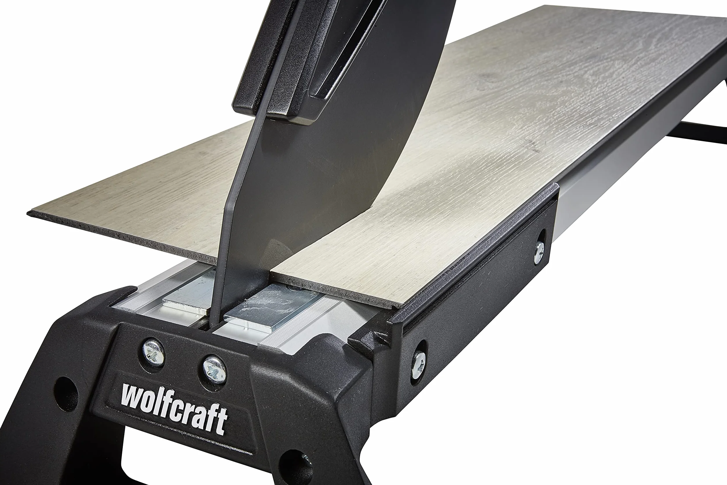 Wolfcraft 6939000 Krajalnica do Winylu i Laminatu, do 46,5 cm Szerokości, Maks. Grubość Cięcia: 11 mm