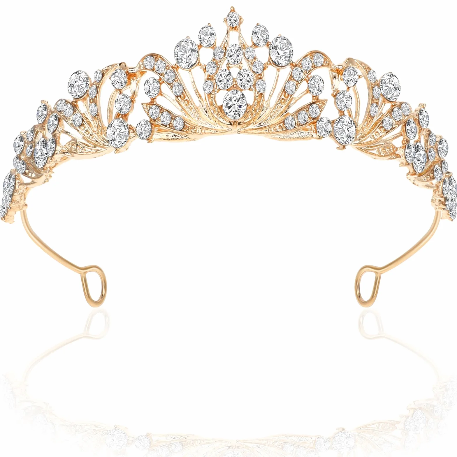 Korona księżniczki, tiara, kryształowy diadem, ozdoba do włosów, opaska na czoło, bal absolwentów, uroczystości, imprezy, Walentynki