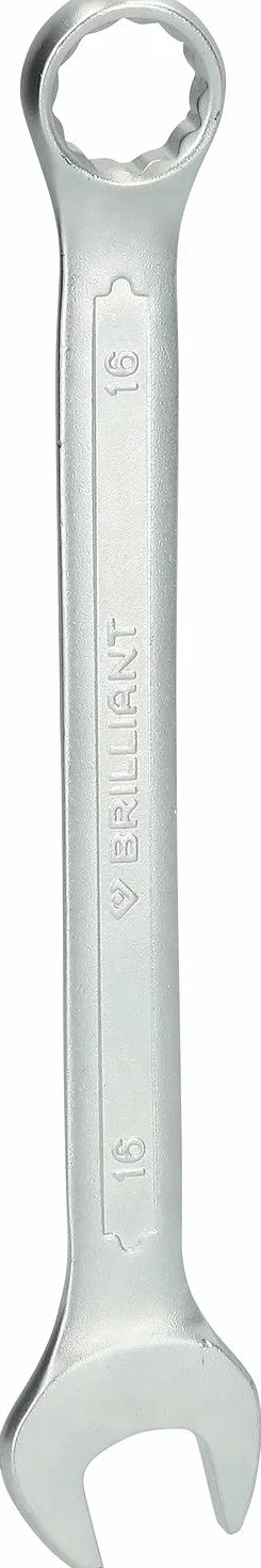 BRILLIANT TOOLS BT011916 Klucz oczkowo-widłowy, 16 mm [Powered by KS TOOLS]