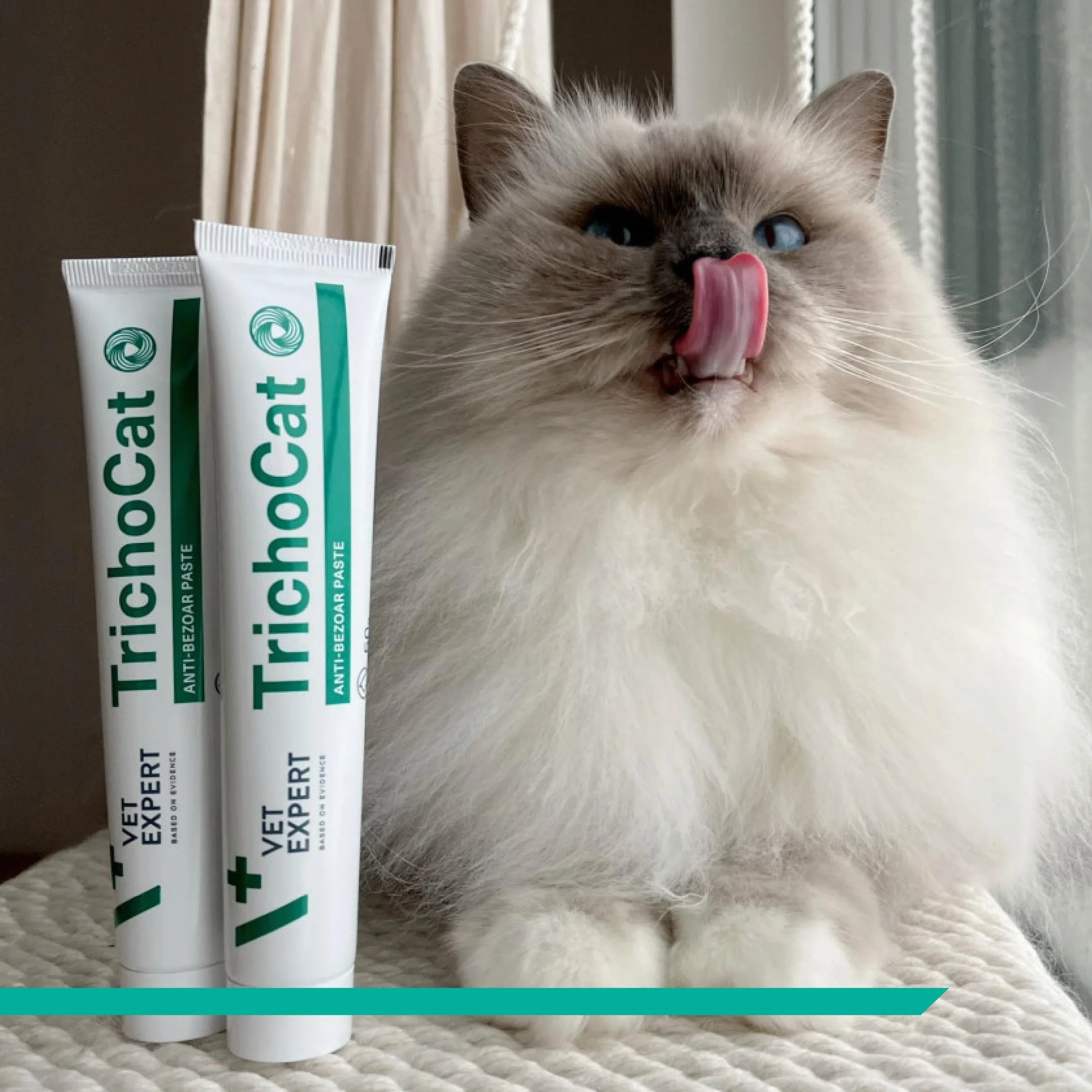 VET EXPERT TRICHOCAT - pasta odkłaczająca dla kotów 120 ml