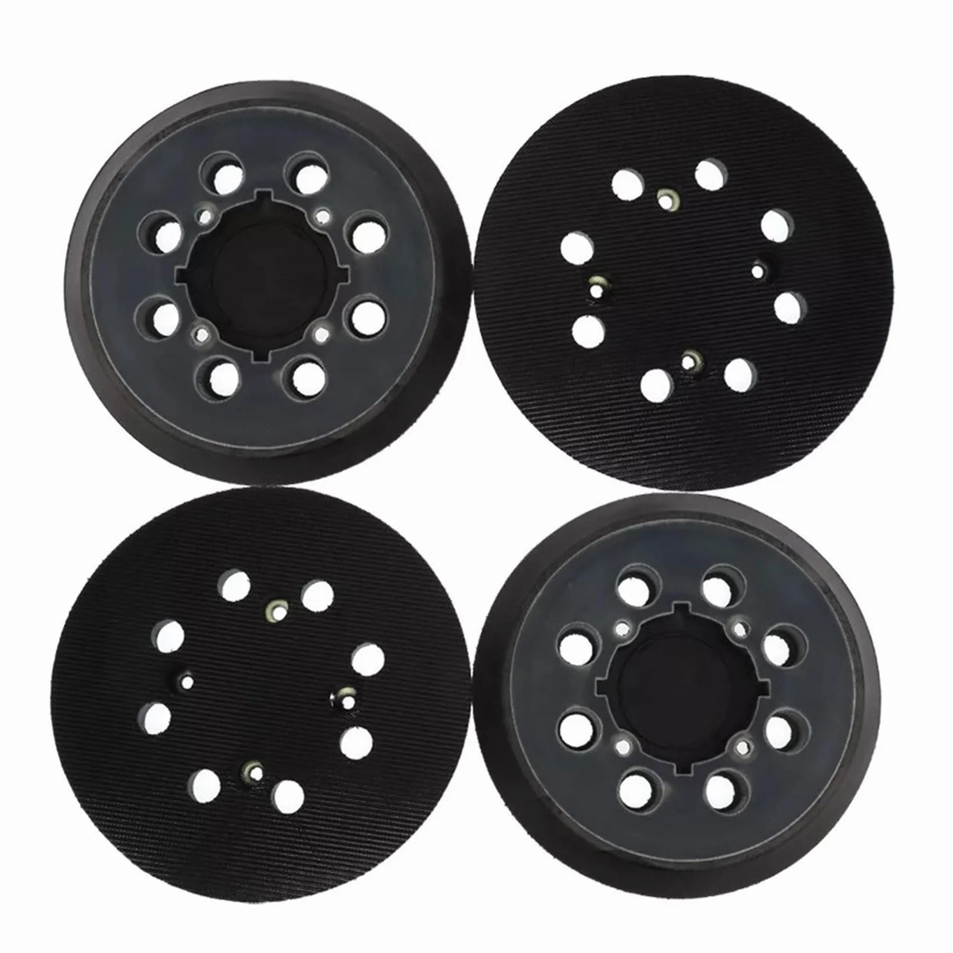 Talerz szlifierski 125 mm z rzepem talerz podporowy do DeWalt, płyta szlifierska 125 mm z rzepem do DeWalt DWE6423 6423K DWE6421 6421K DCW210B (8-otworowe 4-oczkowe, bieg)