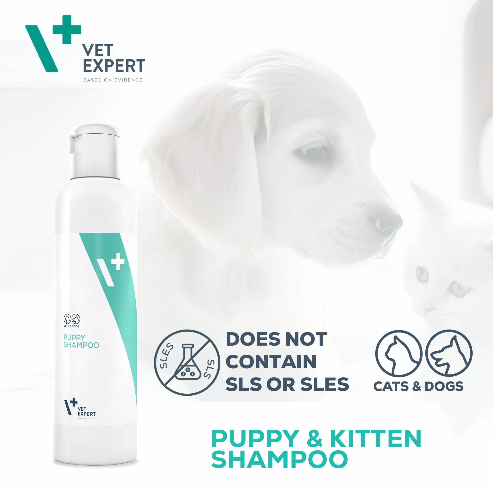 VET EXPERT PUPPY SHAMPOO - szampon dla szczeniąt i kociąt 250 ml