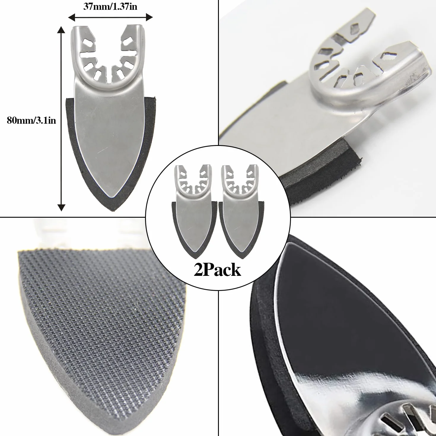 Zestaw wielofunkcyjnych tac szlifierskich 93 mm do szlifierek delta 104 szt.