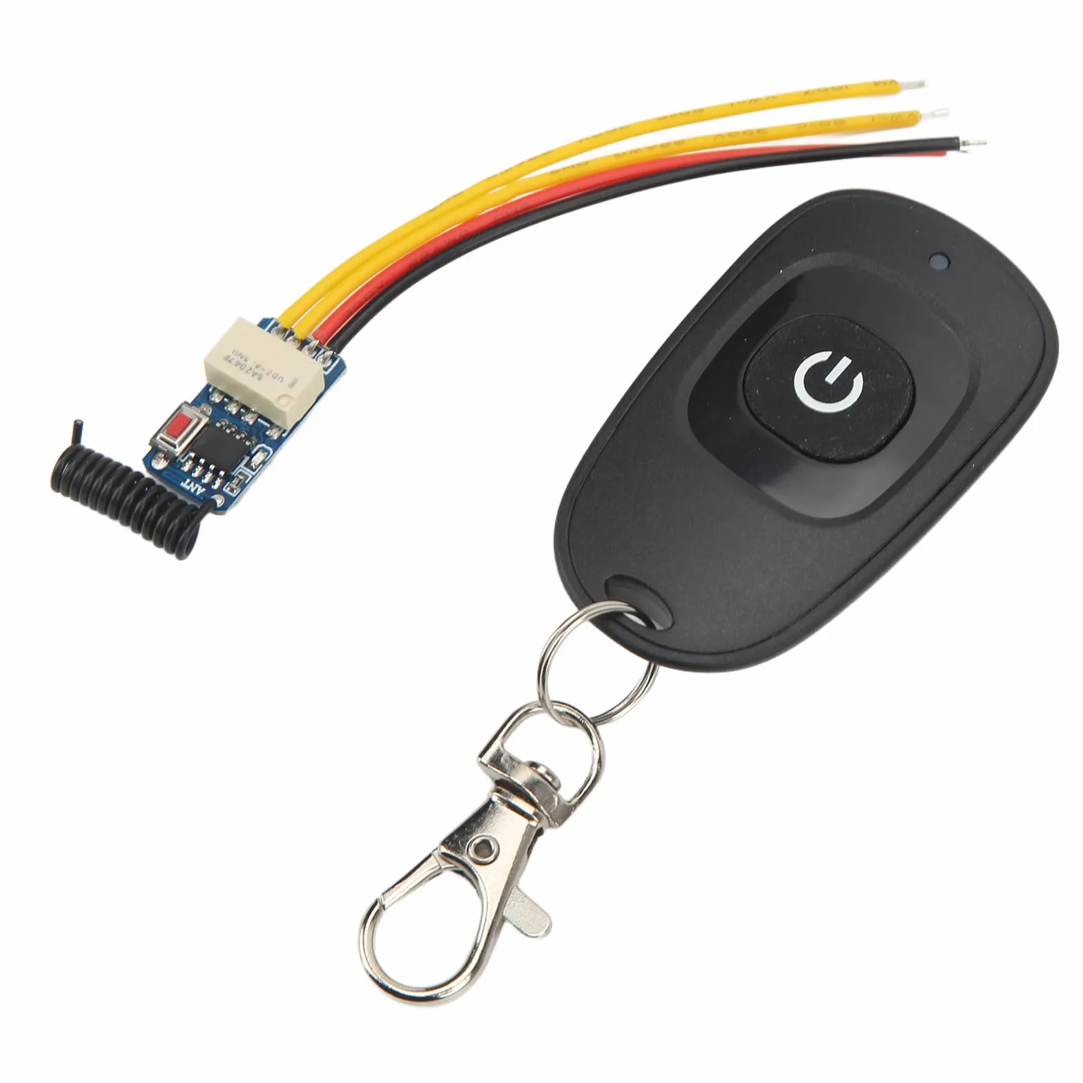 Bezprzewodowy Pilot Zdalnego Sterowania i Zestaw Odbiornika, Mini Przekaźnik Zdalnego Sterowania Przełącznik 433,92 MHz z Opóźnieniem Nadajnik-odbiornik DC3.5V-DC12V