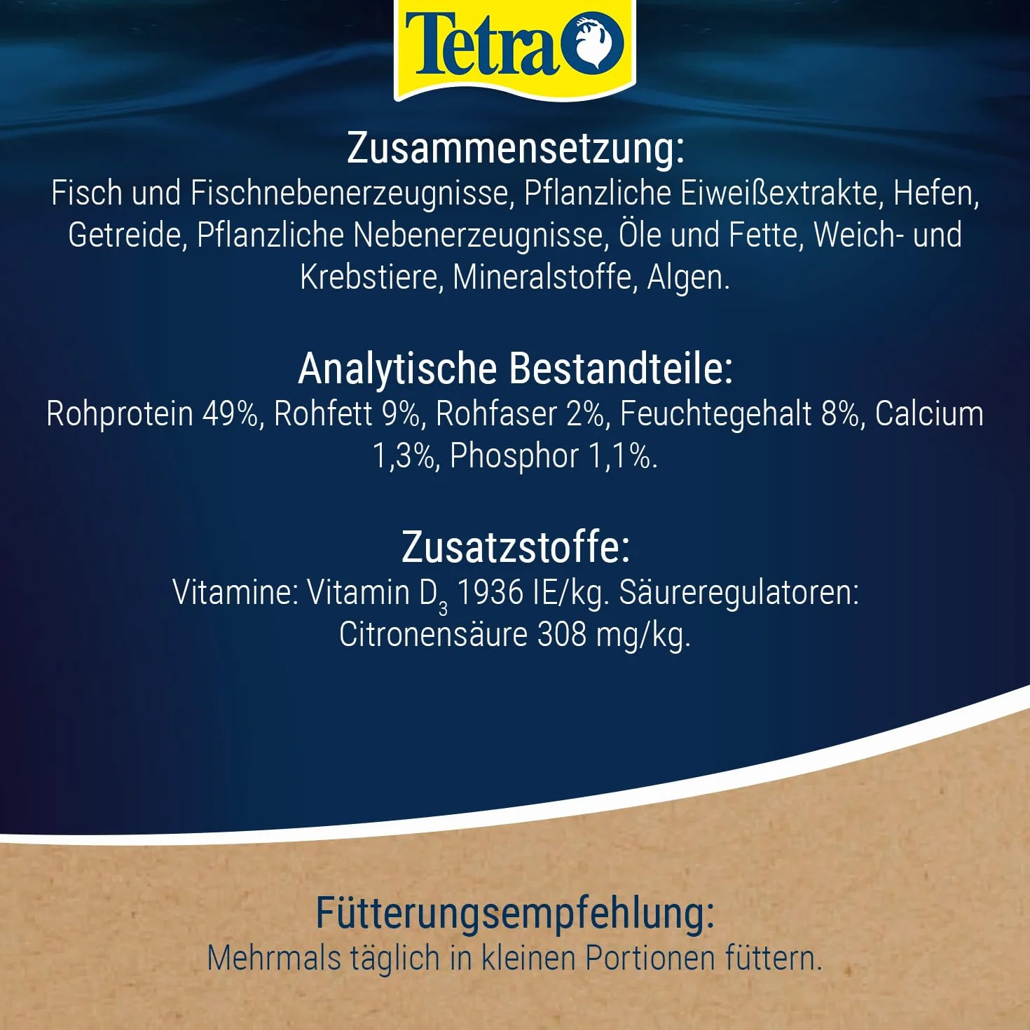 Tetra Crusta Menu – karma 4 w 1 z patyczkami, granulkami, wazami i granulatami do krewetek i raków, dla urozmaiconej diety, puszka 100 ml