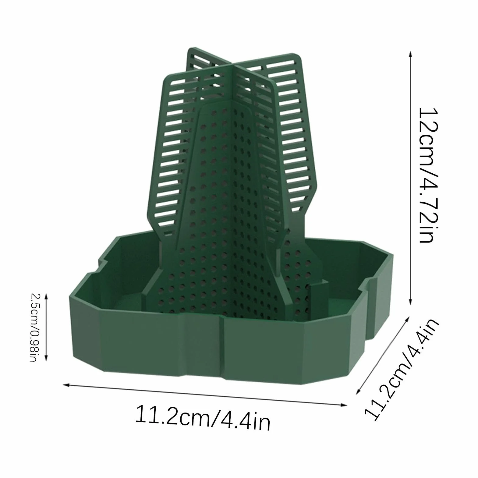 Karmnik | Organizator ?ywego | Podajnik superrobaków | Akcesoria do karmienia kameleona z 11,2 x 11,2 x 12 cm / 4,41 x 4,41 x 4,72 Idealny dla zdobyczy