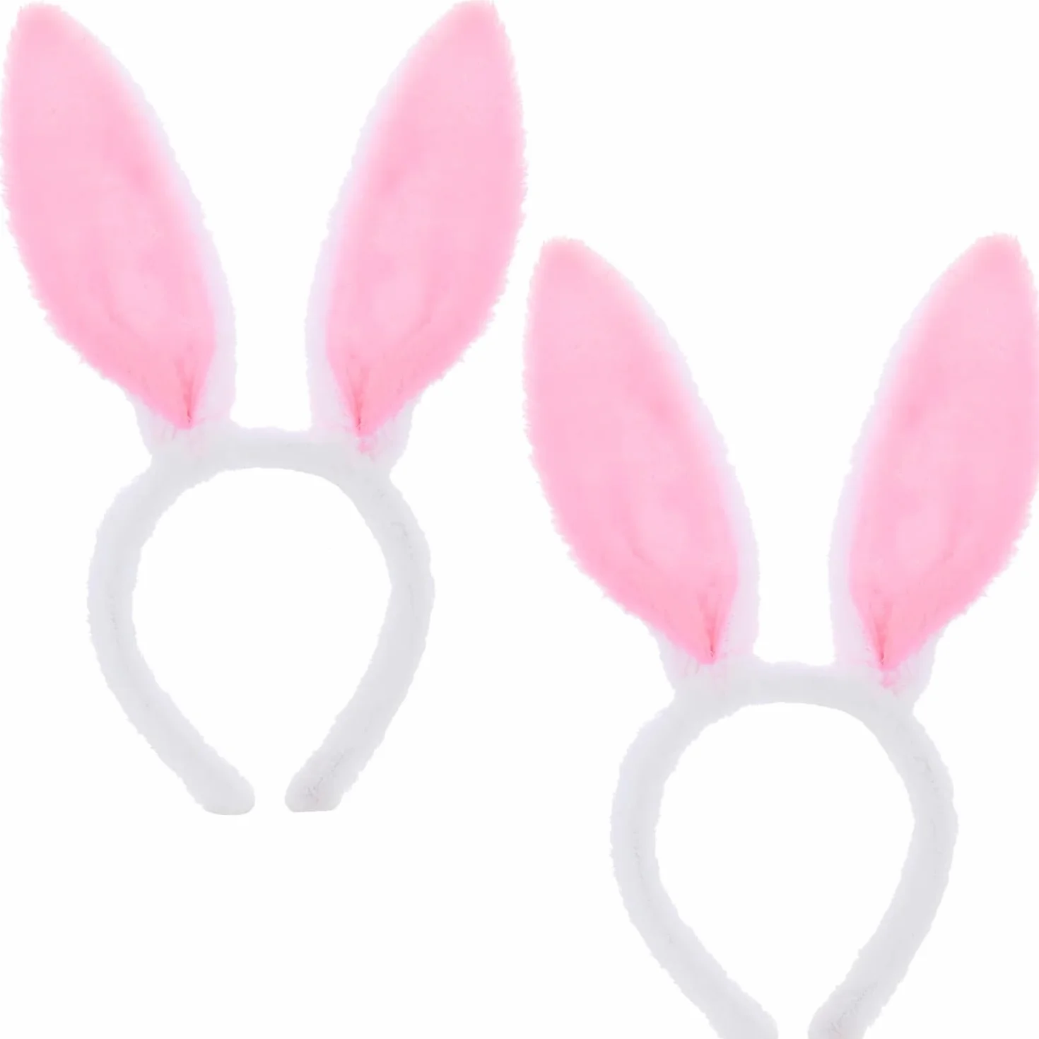 Opaska na włosy z uszami królika, 2 sztuki, opaska na włosy, królicze uszy, do cosplay, na imprezę, wesele, urodziny, do kostiumu cosplay