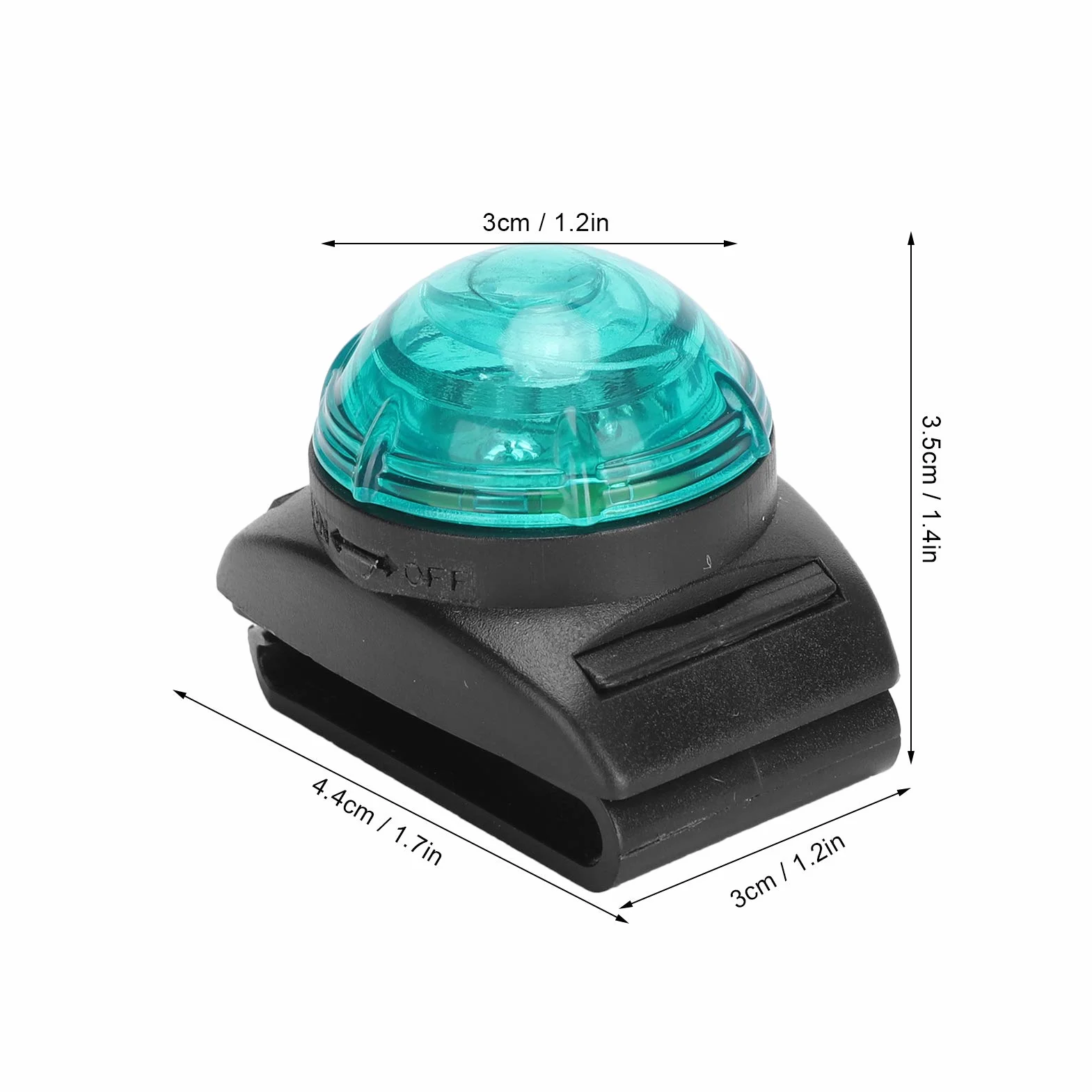 Lampka LED dla Zwierząt, Wodoodporna Konstrukcja o Wysokiej Dokładności, Lampa Bezpieczeństwa Wysoka Transmisja Światła, Szeroki Kąt Widzenia, Obroża dla Psa
