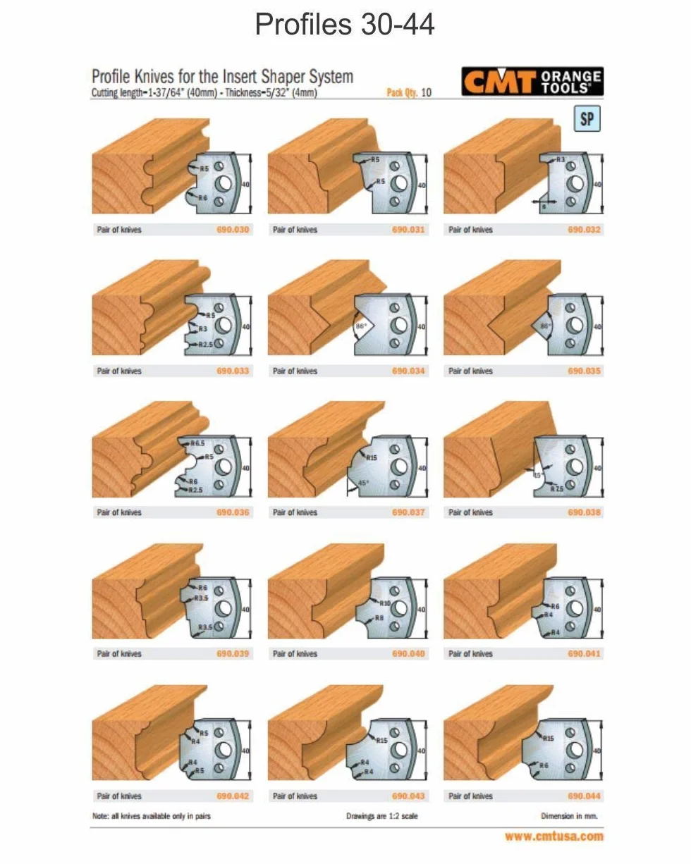 CMT 690,076 Par cuchillas kss 40 x 4 mm