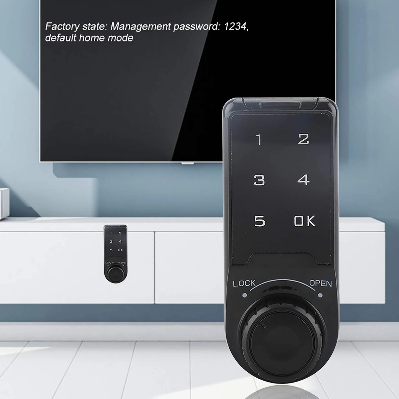 Zamek elektroniczny Touch, cyfrowa klawiatura, zamek szyfrowy, zamek szyfrowy, zamek szyfrowy, do szafy, na ubrania (rozmiar L=30)