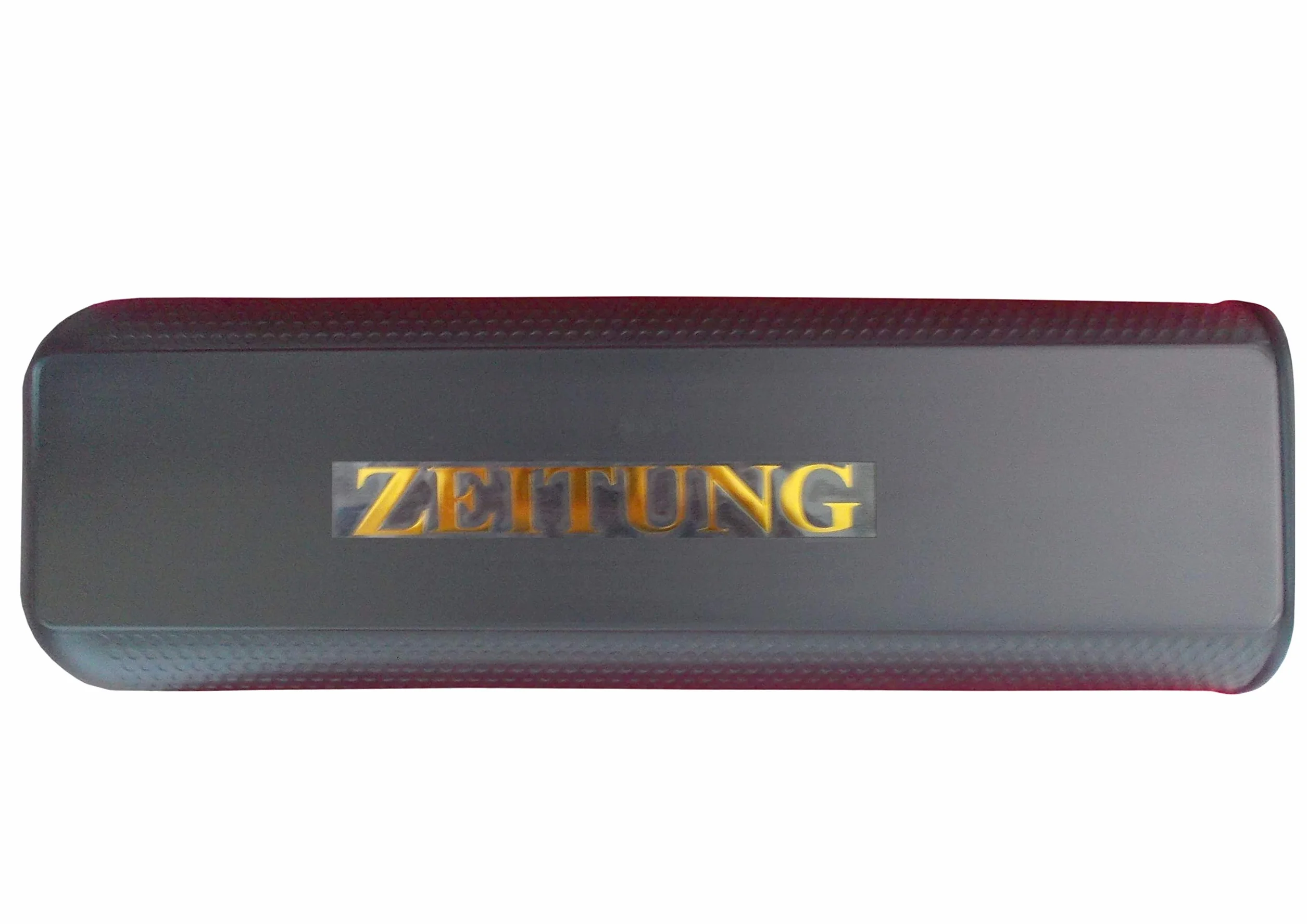 Wysokiej jakości plastikowa skrzynka na gazety z uchwytami mocującymi (czarny)