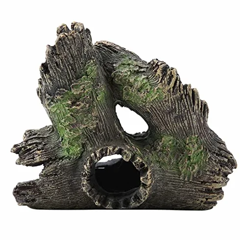 Akwarium Driftwood Dekoracja Pień drzewa żywicznego do akwarium Shrimp Nest Shuttle Finder Hippie Shelter (ST-004C)