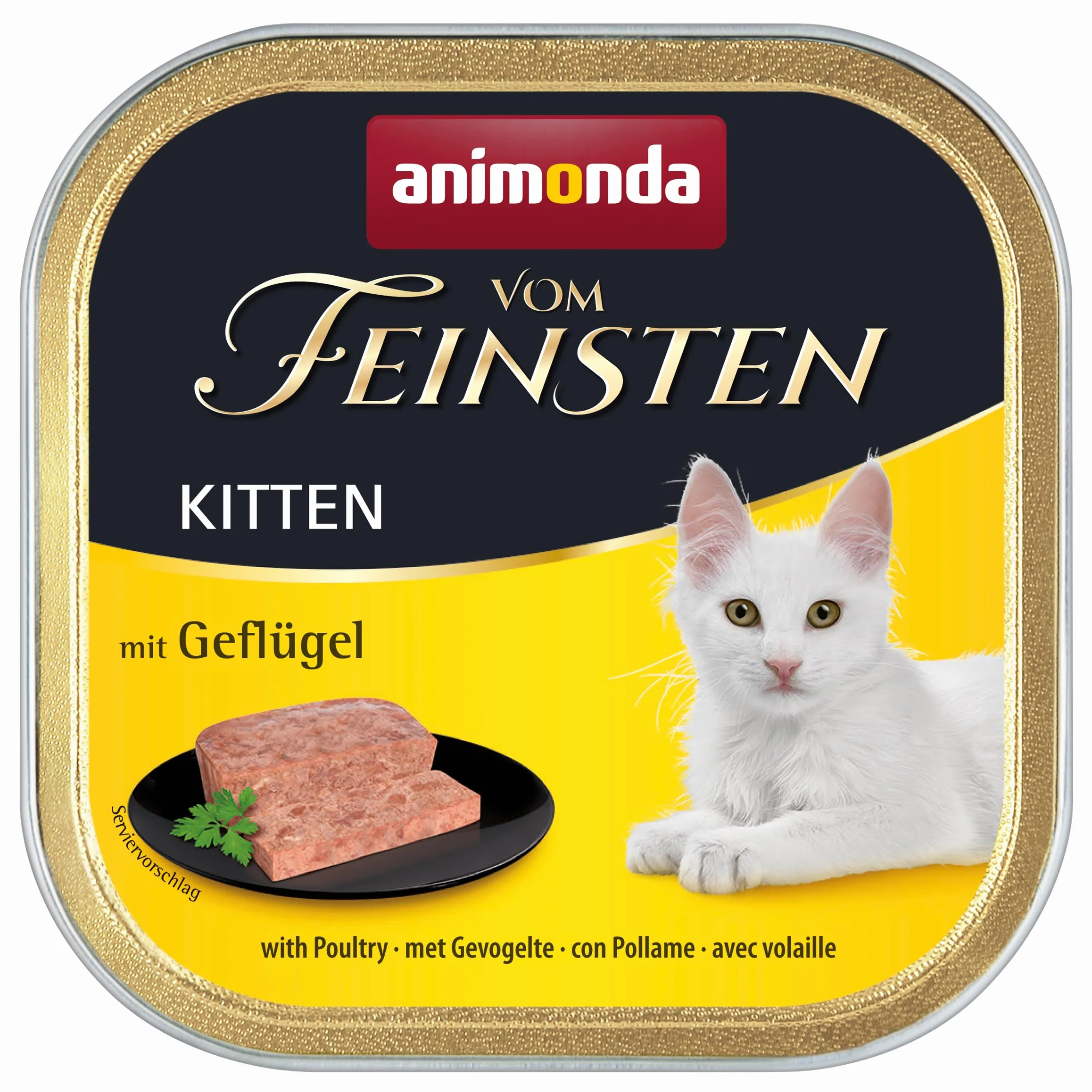 Animonda Vom Feinsten Kitten Karma dla Kotów, Mix Smaków, 32x100 g