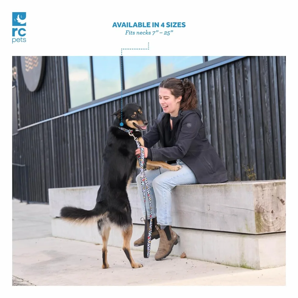 RC Pets 1 cal regulowana obroża dla psa, średnia, kości
