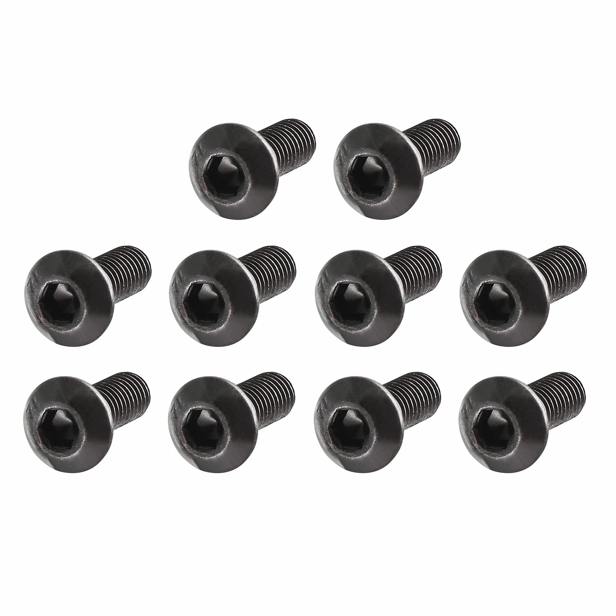 Sourcingmap Śruba z łbem sześciokątnym z gwintem M3 x 8 mm 100 szt