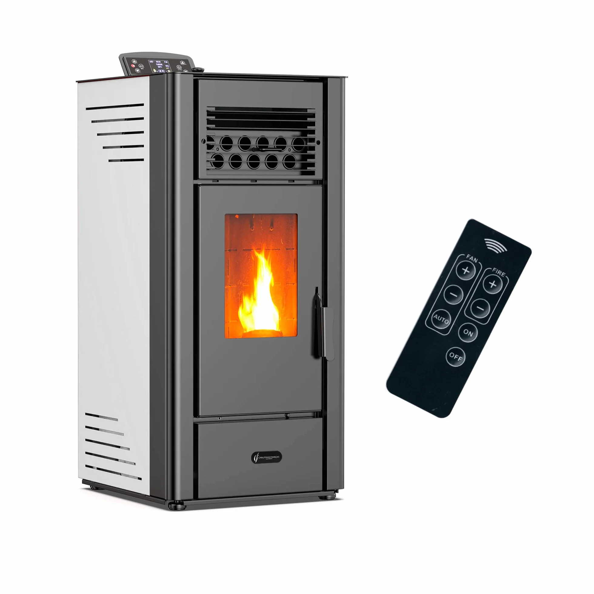Patelnia na pellet pneumatyczny Anita 10 kW Sannover White