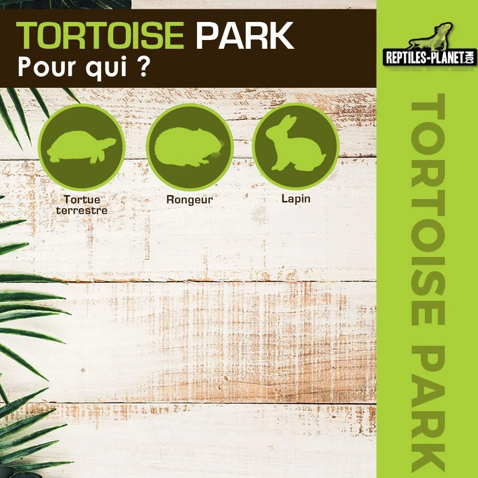 Reptiles Planet Obudowa zewnętrzna Tortoise Tortoise Park, 200 x 100 x 25 cm