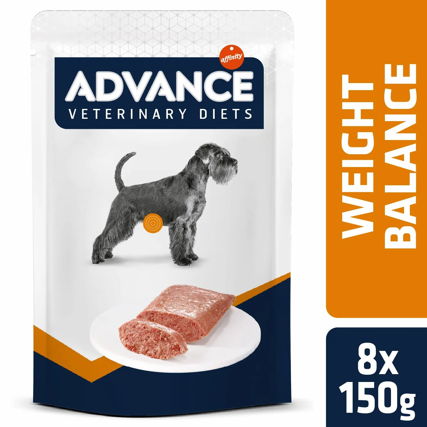 Advance Veterinary Diets Weight Balance mokra karma dla psów Multipack 8x150 g