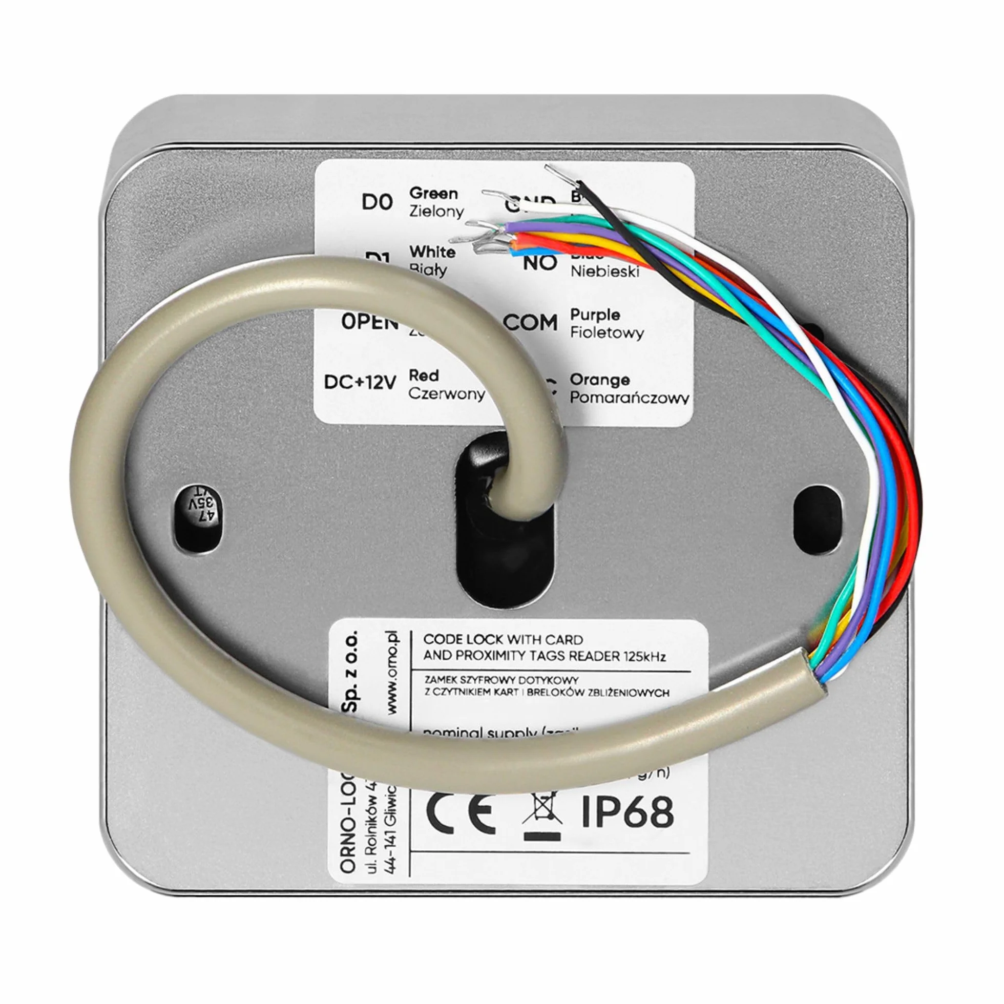 Zamek Szyfrowy Dotykowy Inteligentny Zamek do Drzwi Kod PIN Czytnik Kart Breloków RFID Aplikacja Tuya Smart WIFI Odporny na Warunki Atmosferyczne IP68