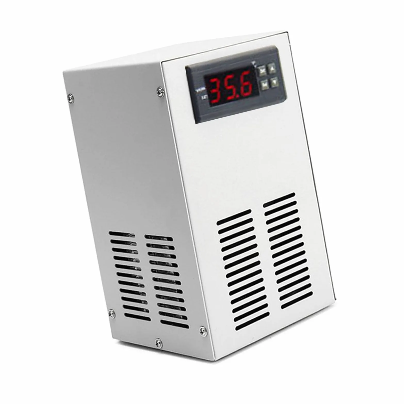 Cryfokt Chłodzenie Wodne do Akwariów, Chłodnica Akwariowa Premium z technologią elektroniczną, Zaawansowany System Chłodzenia, stabilność Temperatury dla Miłośników Ryb (wtyczka UE 220V)