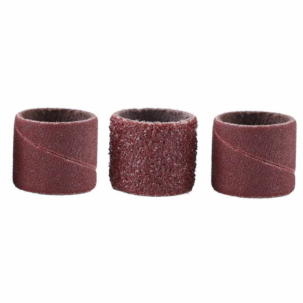 Cylinder szlifierski Akozon, 100 szt. Bęben + 1 szt. Trzpień korbowodu dla Rotary Drll papier ścierny zespoły tuleje wrzeciona zestaw do polerowania drewna Craft 80/320/600 Grit (320#)