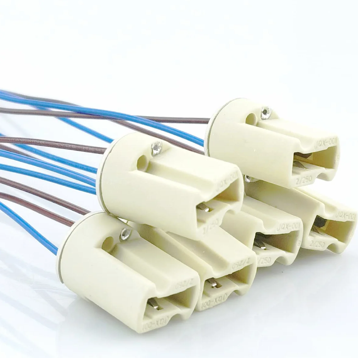 YODAVE 6 sztuk oprawek do lampy G9 | ceramiczna oprawa VDE do lamp halogenowych G9
