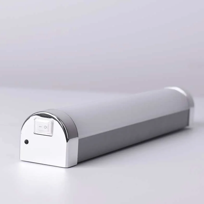 Kinkiet ścienny LED do lustra łazienkowego IP44 z wbudowanym włącznikiem Ciepły biały 5W 30cm do makijażu łazienka toaleta mokre otoczenie