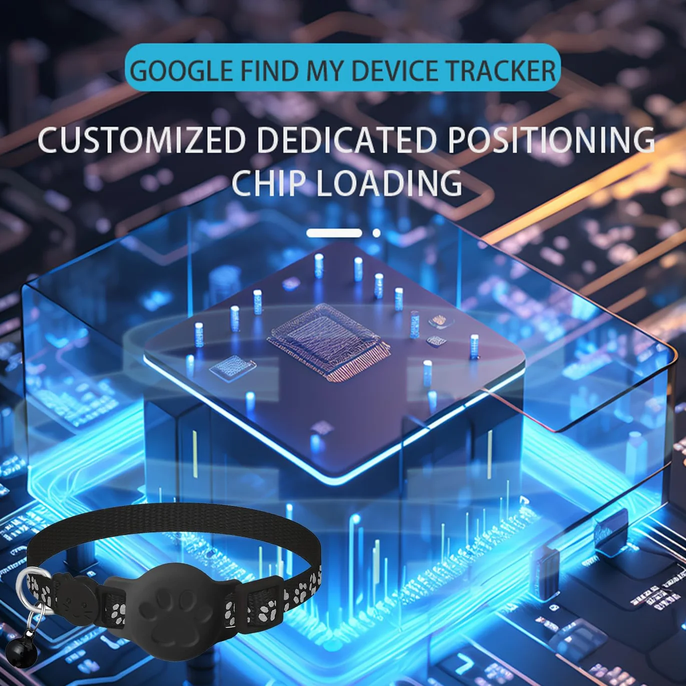 Google GPS Tracker Bluetooth dla Kota – Inteligentna etykieta śledzenia