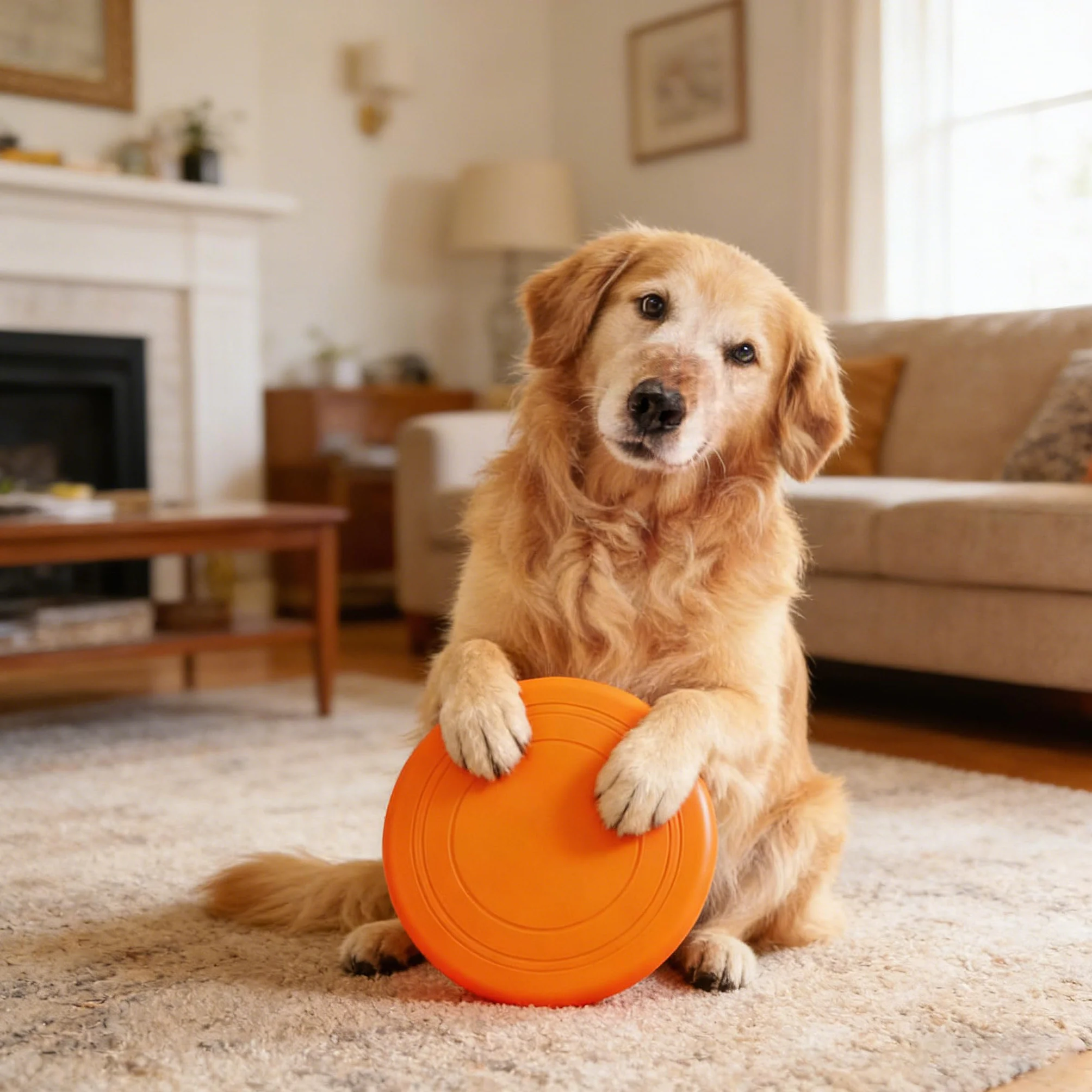 7 sztuk latającego dysku dla psa, frisbee dla zwierząt domowych, latający dysk, frisbee dla psów, pływający spodek z naturalnej gumy, odporny na gryzienie frisbee, zabawka dla zwierząt domowych