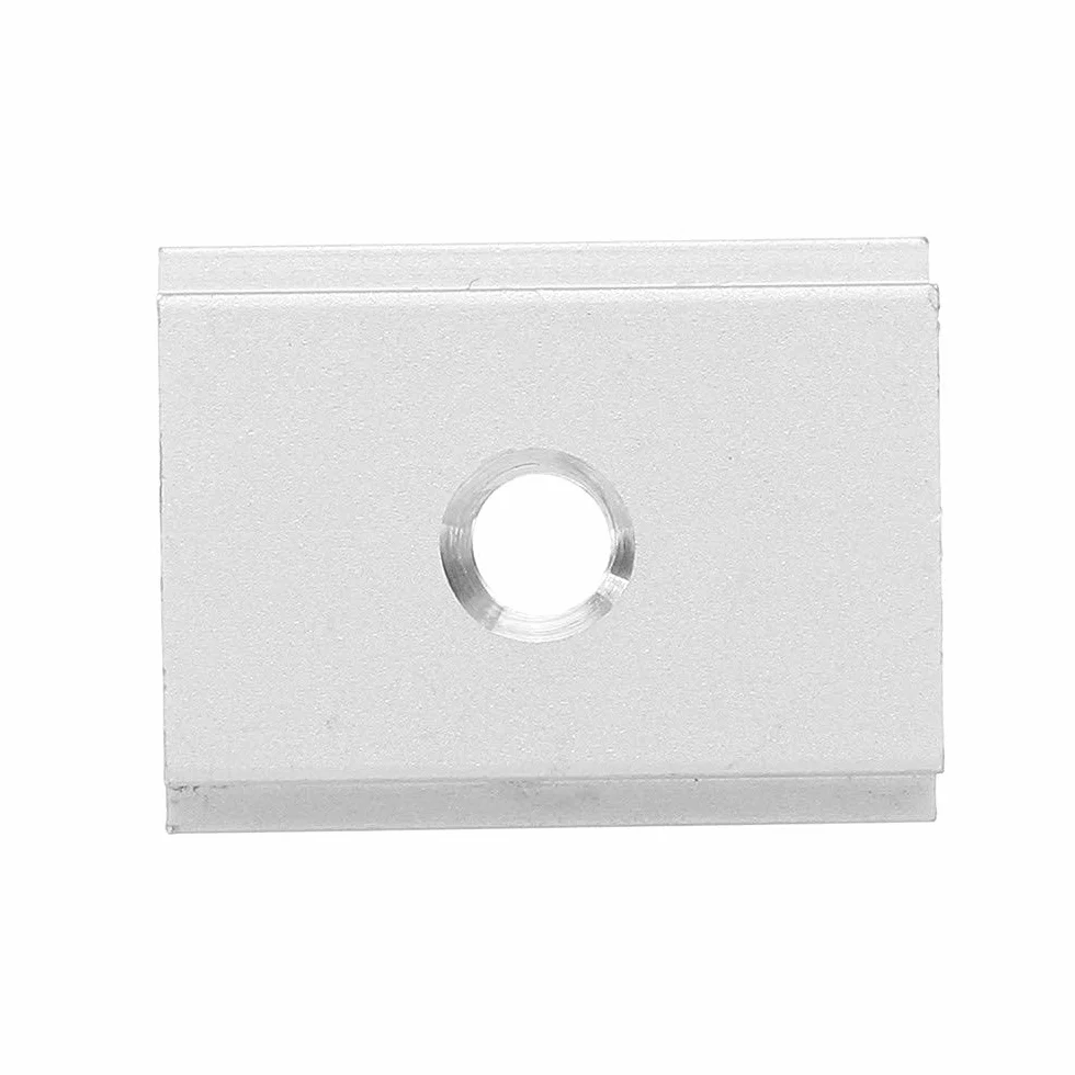 Namvo nakrętki aluminiowe M8 T-szyna T-blok gwintowane przesuwne do obróbki drewna