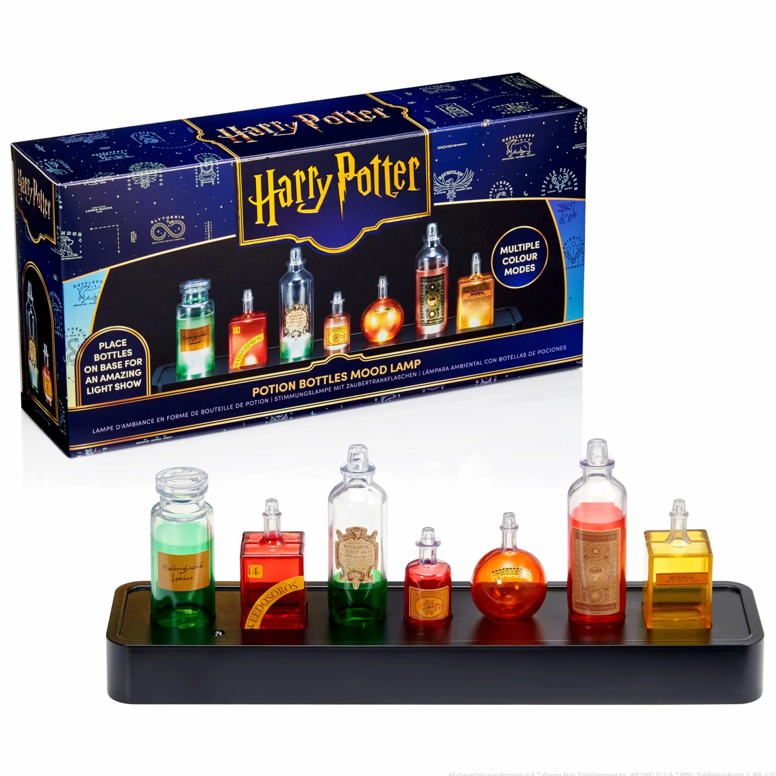 WOW STUFF Professor Snape's Potion Bottles Mood Lamp, Bedroom Accessory Nightlight, Official Wizarding World Harry Potter Gifts, Toys and Collectables, 3 Light Modes, 16 x 8 x 32 inches