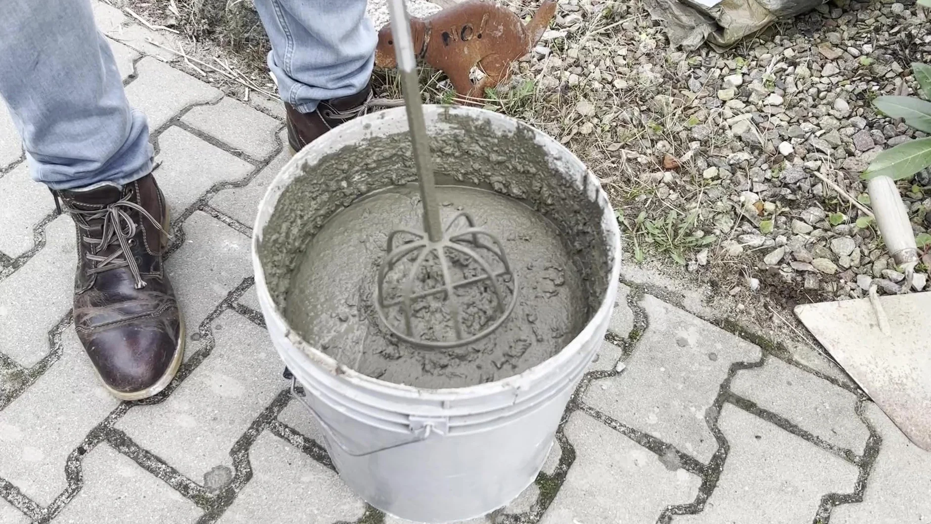 Mieszadło MAXA PRO - Gwint M14 – NIE PRYSKAJĄCE mieszanie zapraw, betonu, farb, klejów – 500 mm do mieszadeł elektrycznych – szybkie, czyste i dokładne mieszanie