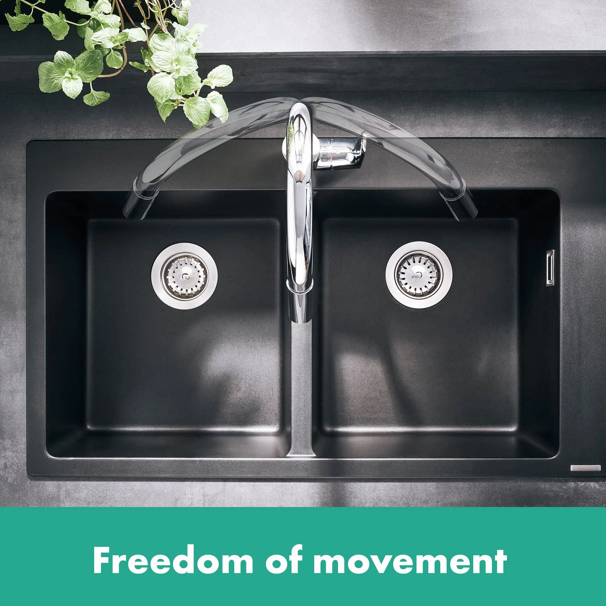 hansgrohe Focus M41 - bateria kuchenna z wyciąganą wylewką, 2 strumieniowa, kran kuchenny z wysokością wylewki 240 mm, jednouchwytowa armatura kuchenna, chrom, 31815000