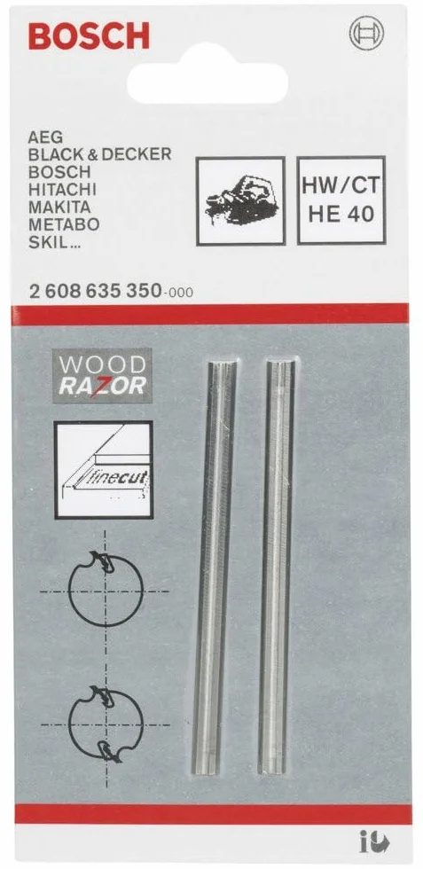Bosch Profesjonalny Nóż do Struga HM 40ST 2PC