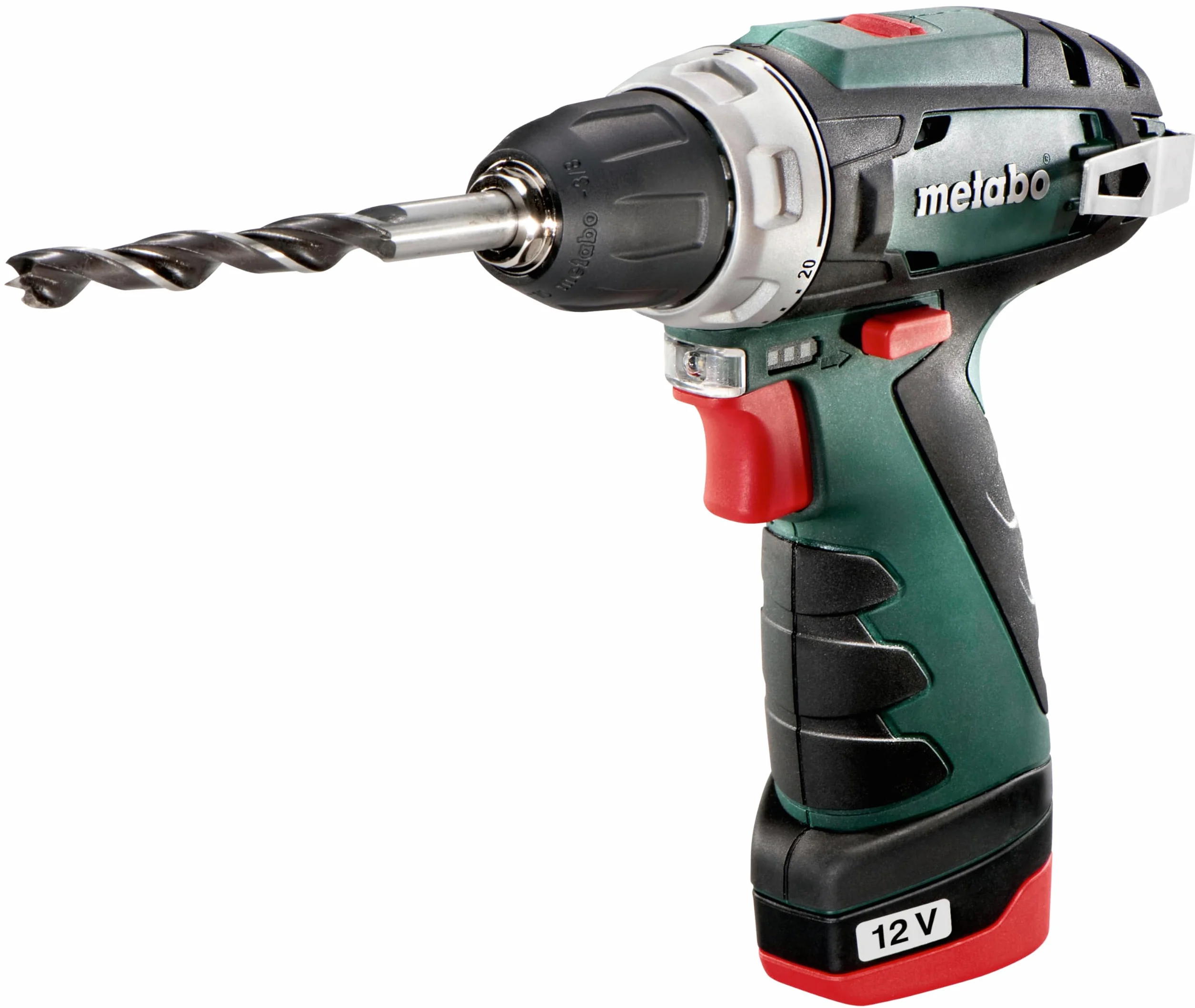 Metabo Wiertarko-wkrętarka akumulatorowa PowerMaxx BS (600079500) 12 V 1 x litowo-jonowa; ładowarka LC 40; torba na narzędzia, rodzaj zestawu akumulatorów: litowo-jonowy, napięcie akumulatora: 12 V, pojemność akumulatora: 1 x 2 Ah