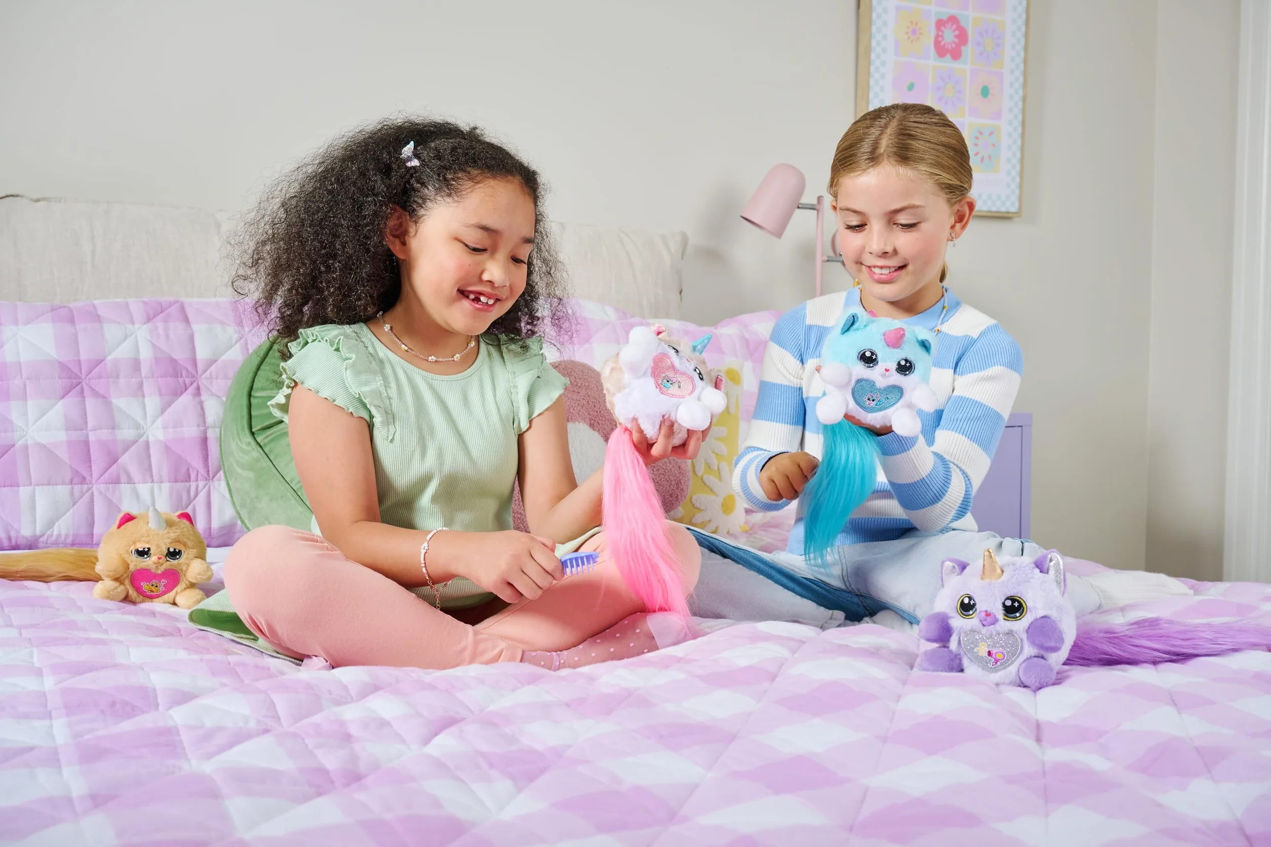 Rainbocorns 92104G Kittycorn Surprise, seria 3, Cat, Ragamuffin (Fluffles), rozmiar S (21,5 cm)