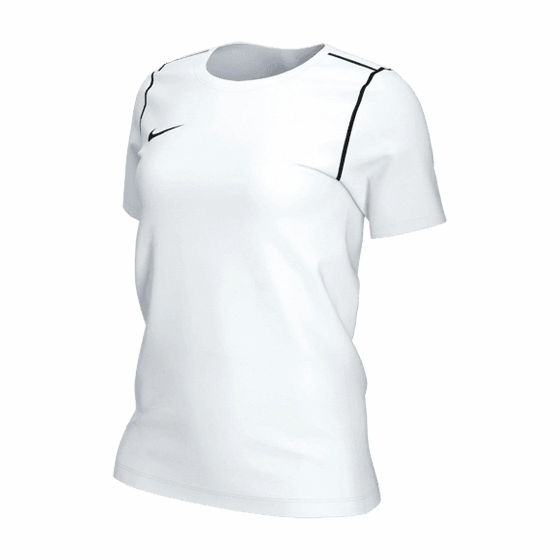 Nike, Dri-Fit Park20, Koszulka, Biały/Czarny/Czarny, L, Kobiety