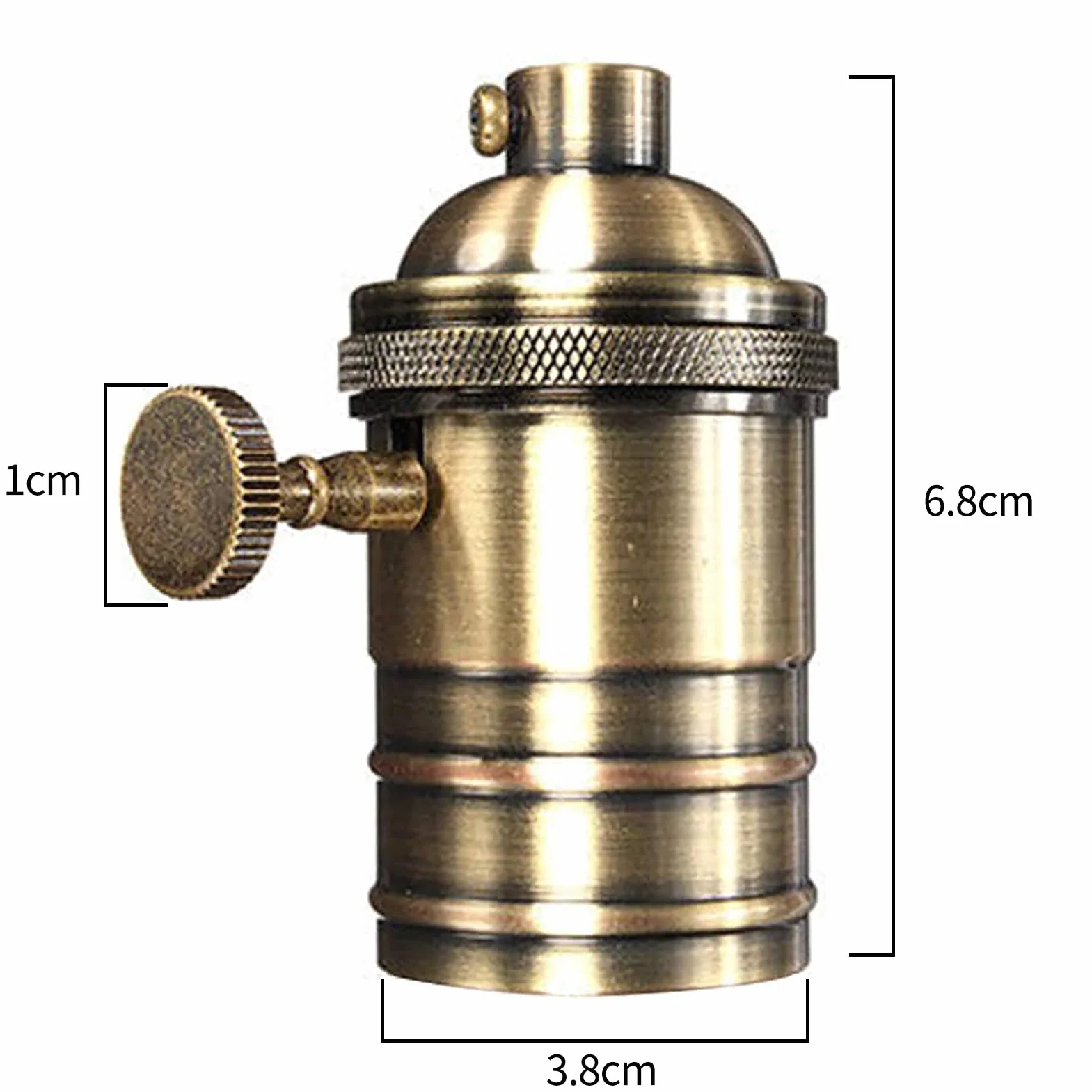 Oprawka lampy w stylu retro E26/E27, podstawa do żarówki, oprawka w stylu vintage, oprawka sufitowa, styl antyczny, na ścianę, stół i sufit, akcesoria DIY