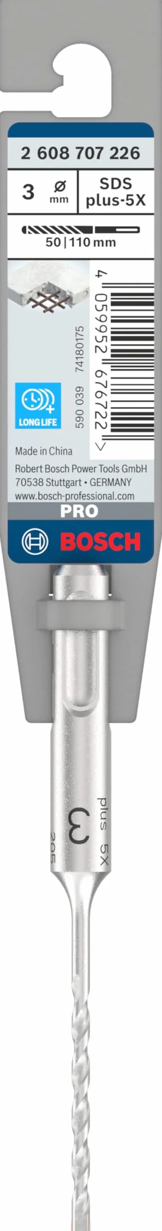Bosch Wiertło SDS plus-5X PRO Ø 3,00 mm do Betonu zbrojonego