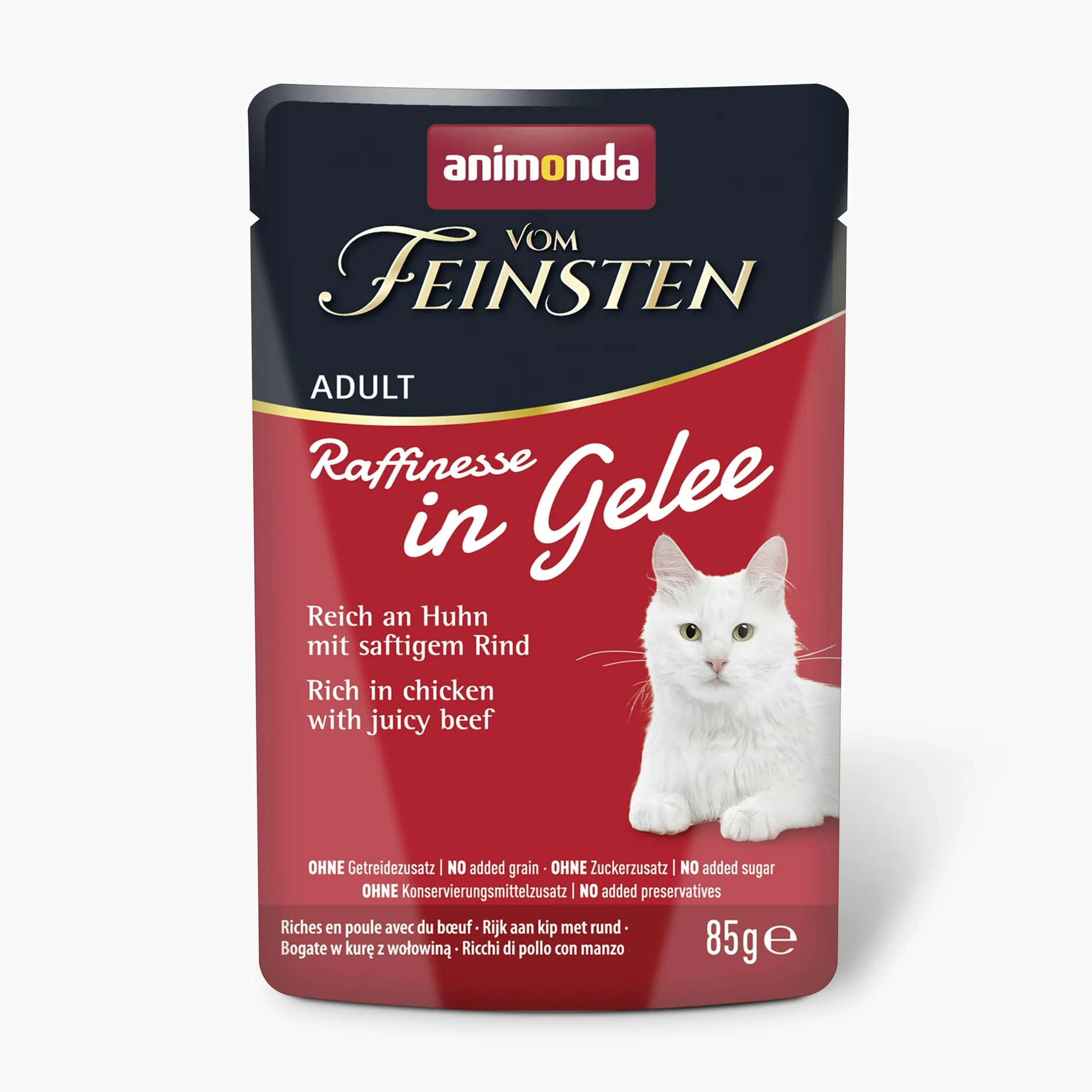 animonda Vom Feinsten Adult wyrafinowane gatunki galaretkowe 8 x 12 x 85 g
