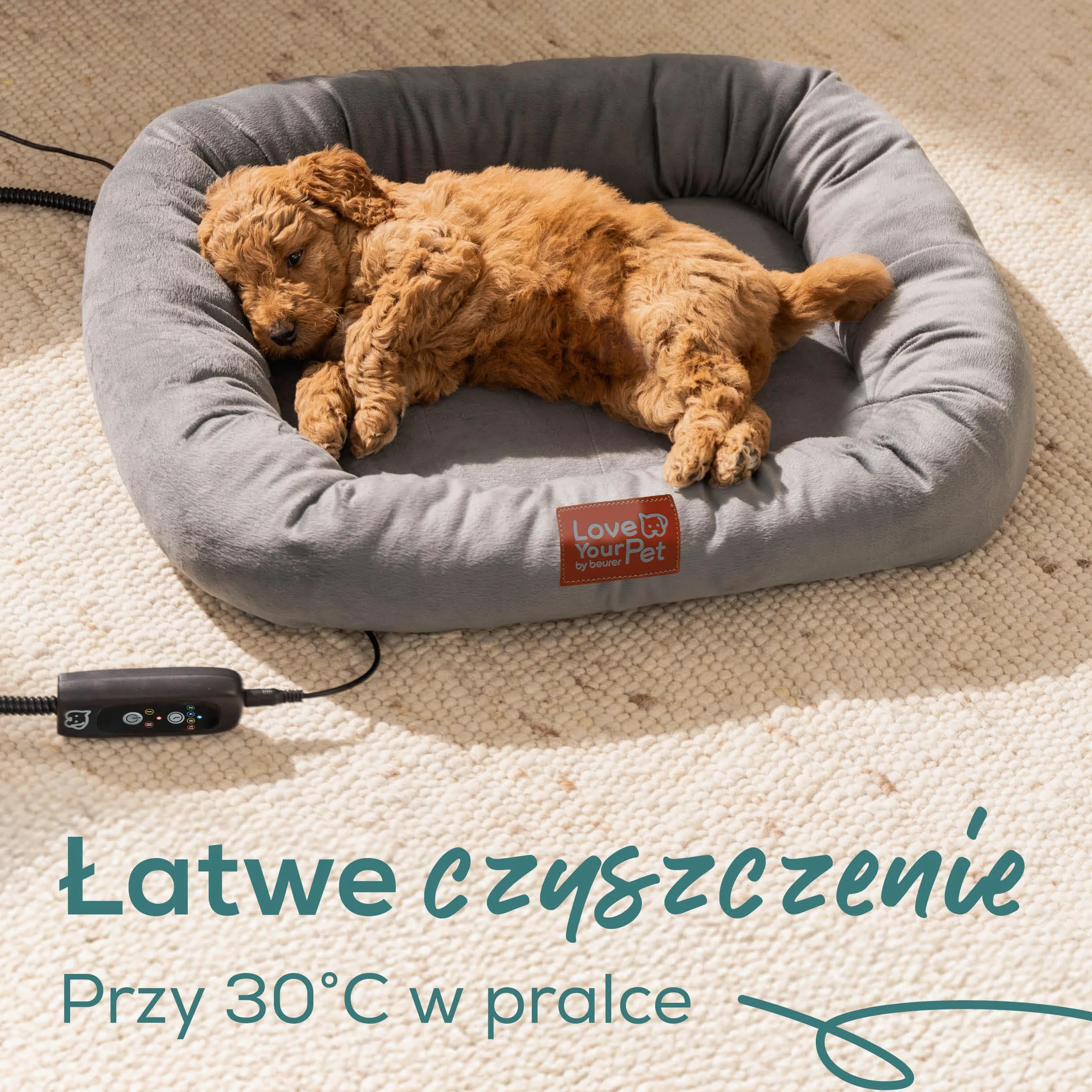 Beurer Podgrzewane legowisko Kira dla psów i kotów 58x50 cm z timerem