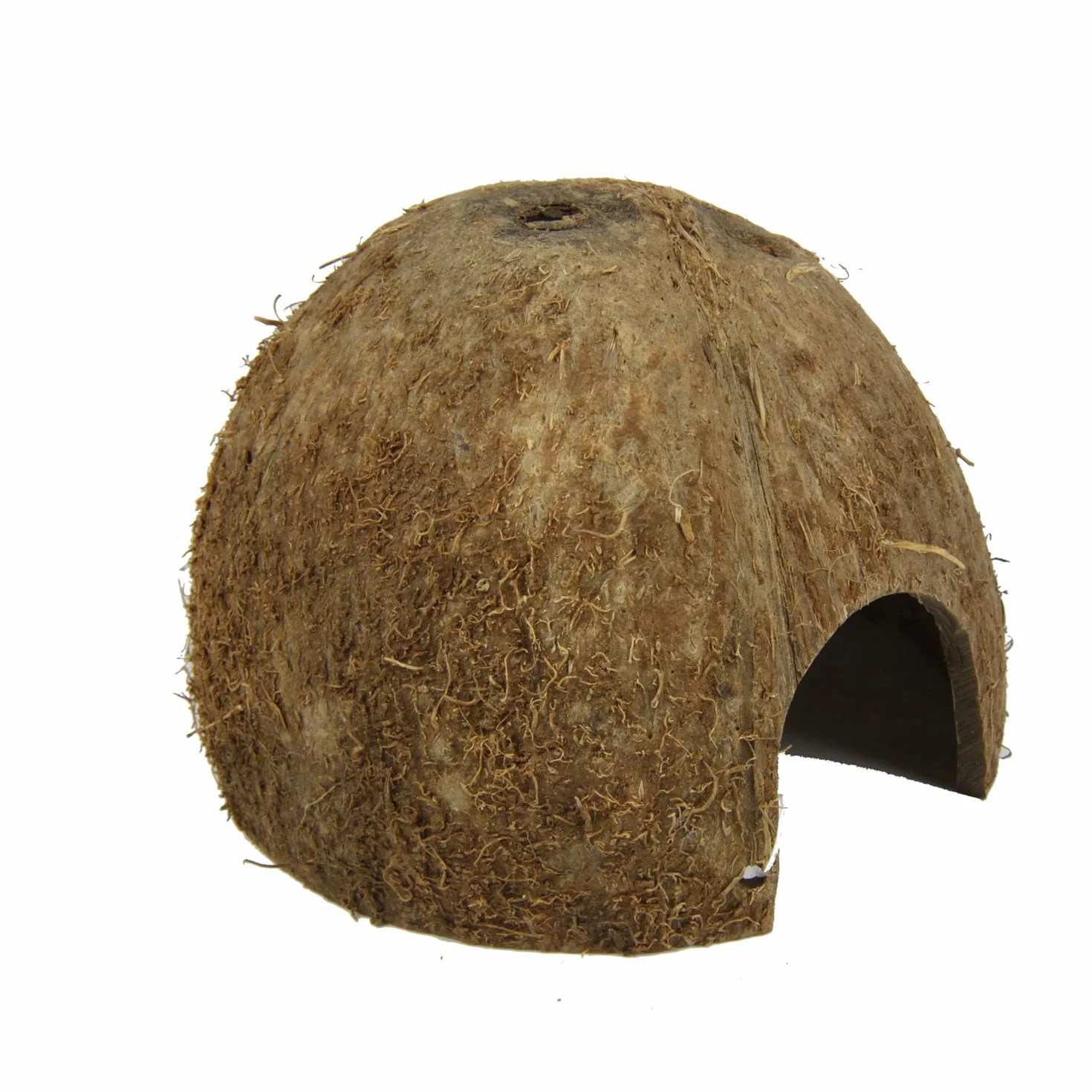 JBL 61511 miska z orzecha kokosowego jako jaskinia do akwariów i terrariów, Cocos Cava 1/2 M