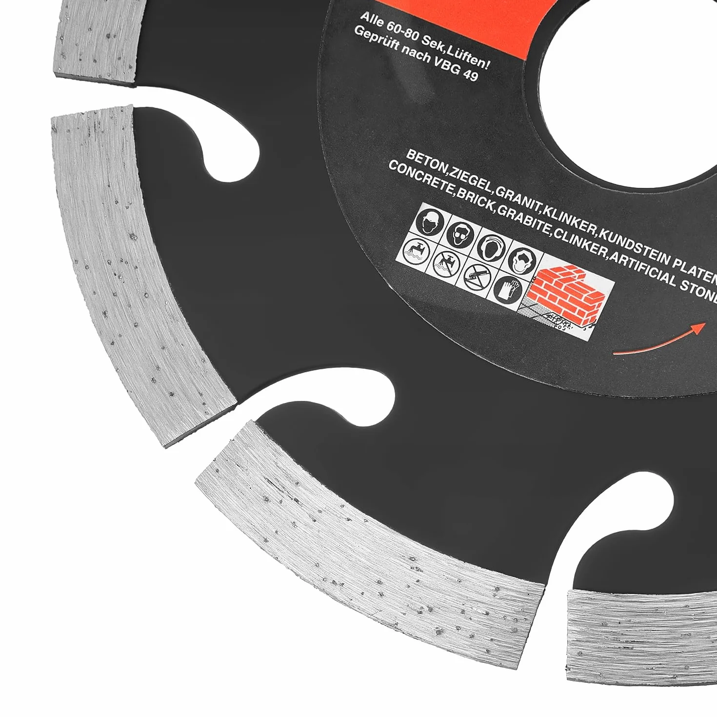 Tarcza diamentowa 125 mm do betonu Inter Vis 22,2 mm tarcza tnąca do szlifierki kątowej beton cegła kamień