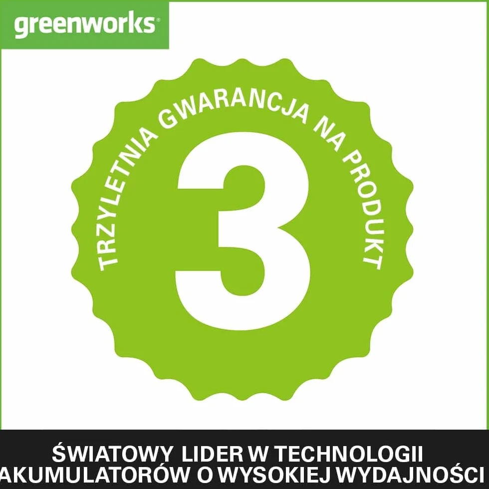 Greenworks G24HG Opalarka na Baterię, Szybkie Nagrzewanie w 9 Sekund, 200 l/min 2 Prędkości Wentylatora, BEZ Baterii 24V i Ładowarki