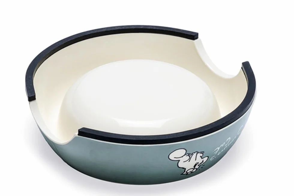 Karlie 522105 Simon's Cat miska dla kota dł.: 14 cm szer.: 14 cm wys.: 4,5 cm 160 ml zielona