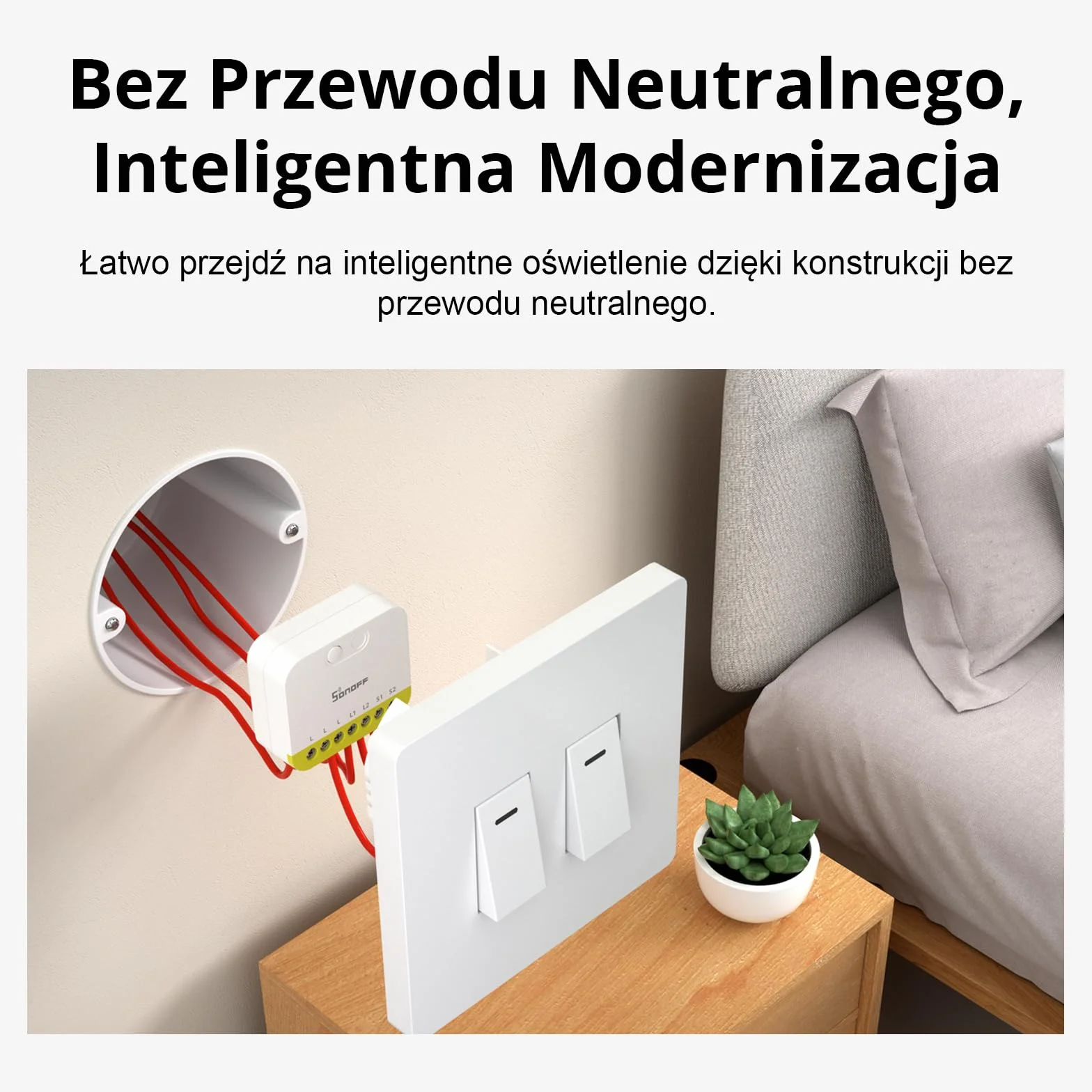 SONOFF MINI DUO-L Zigbee Smart Switch – No Neutral Wire, Zigbee 3.0, Dual Channel, Compact Design, Works with Alexa, Google Home