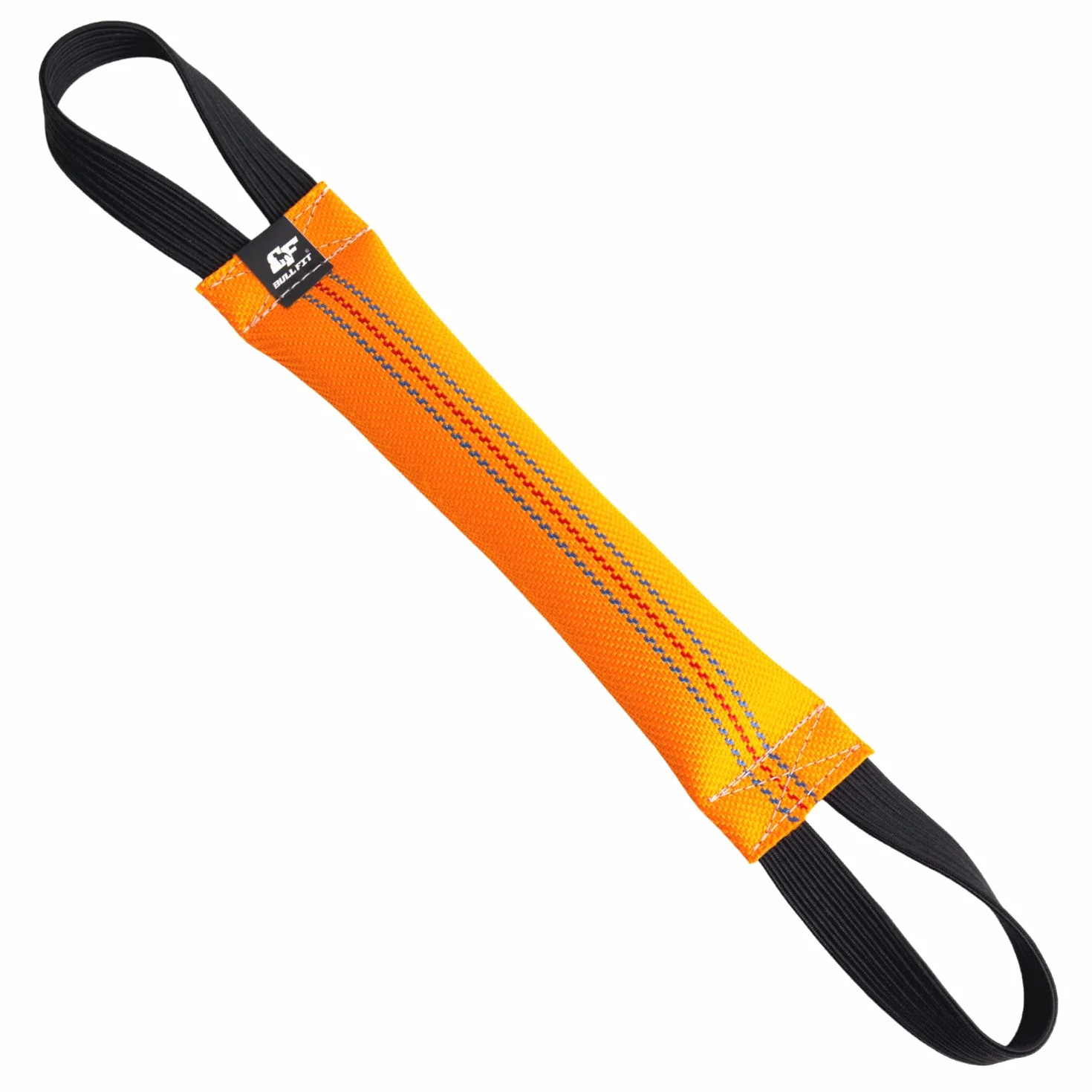 Bull Fit bungee Szarpak dla psa 30 cm, z dwiema rączkami - Bardzo wytrzymała zabawka dla psów do treningu obronnego i kynologii sportowej - Mocny Szarpak wąż strażacki, Aport Dummy pływający