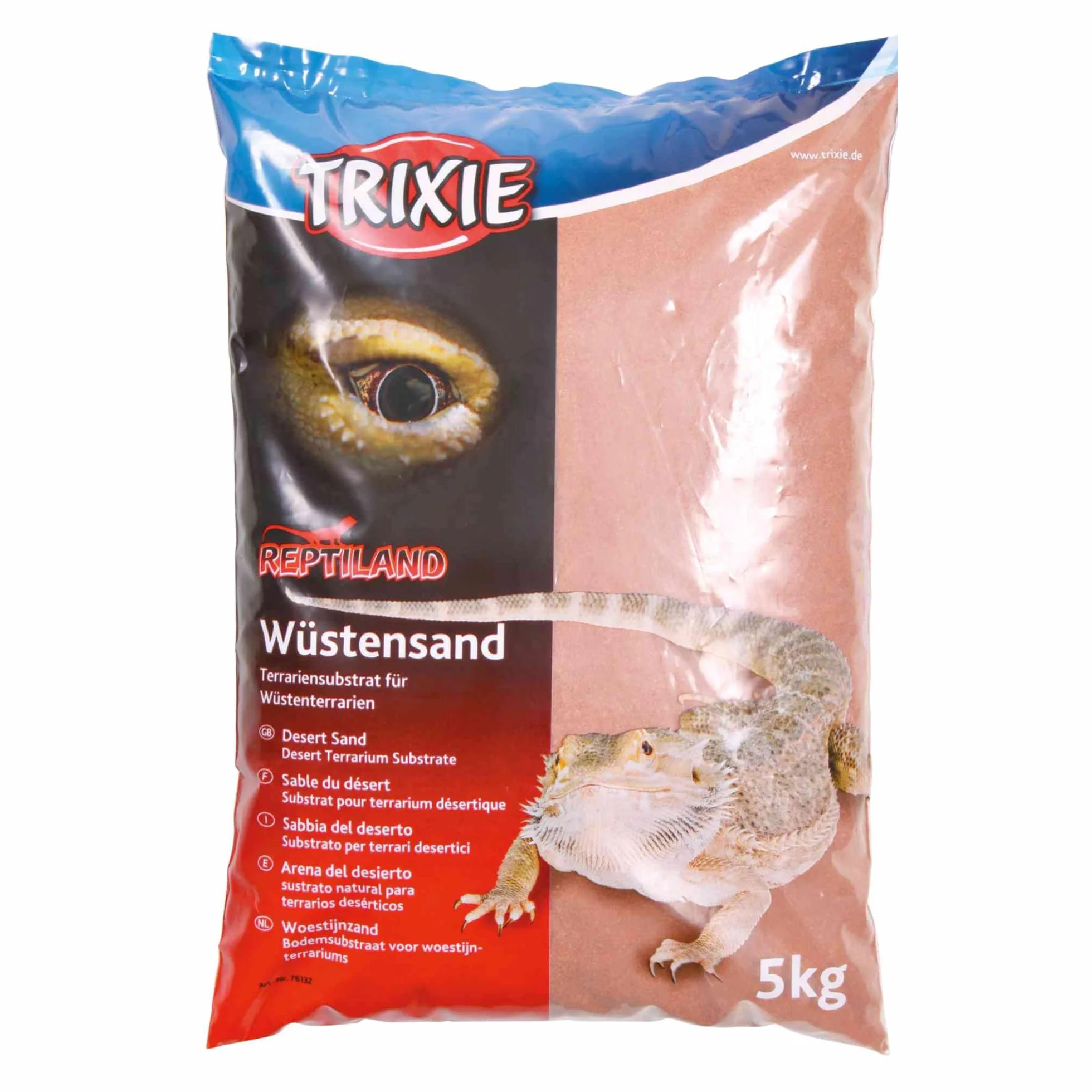 Trixie 76132 piasek pustynny do terrariów, 5 kg, czerwony