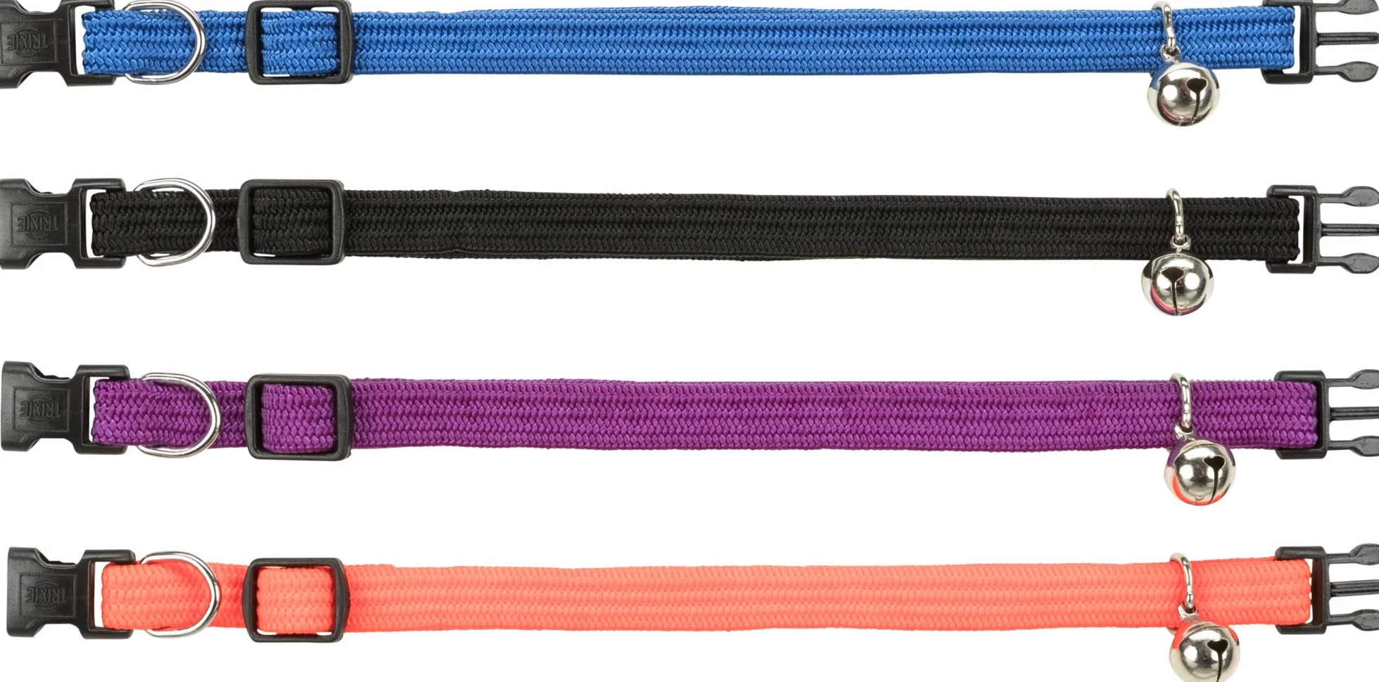 Trixie 4154 obroża dla kota, elastyczna, nylon, różne kolory