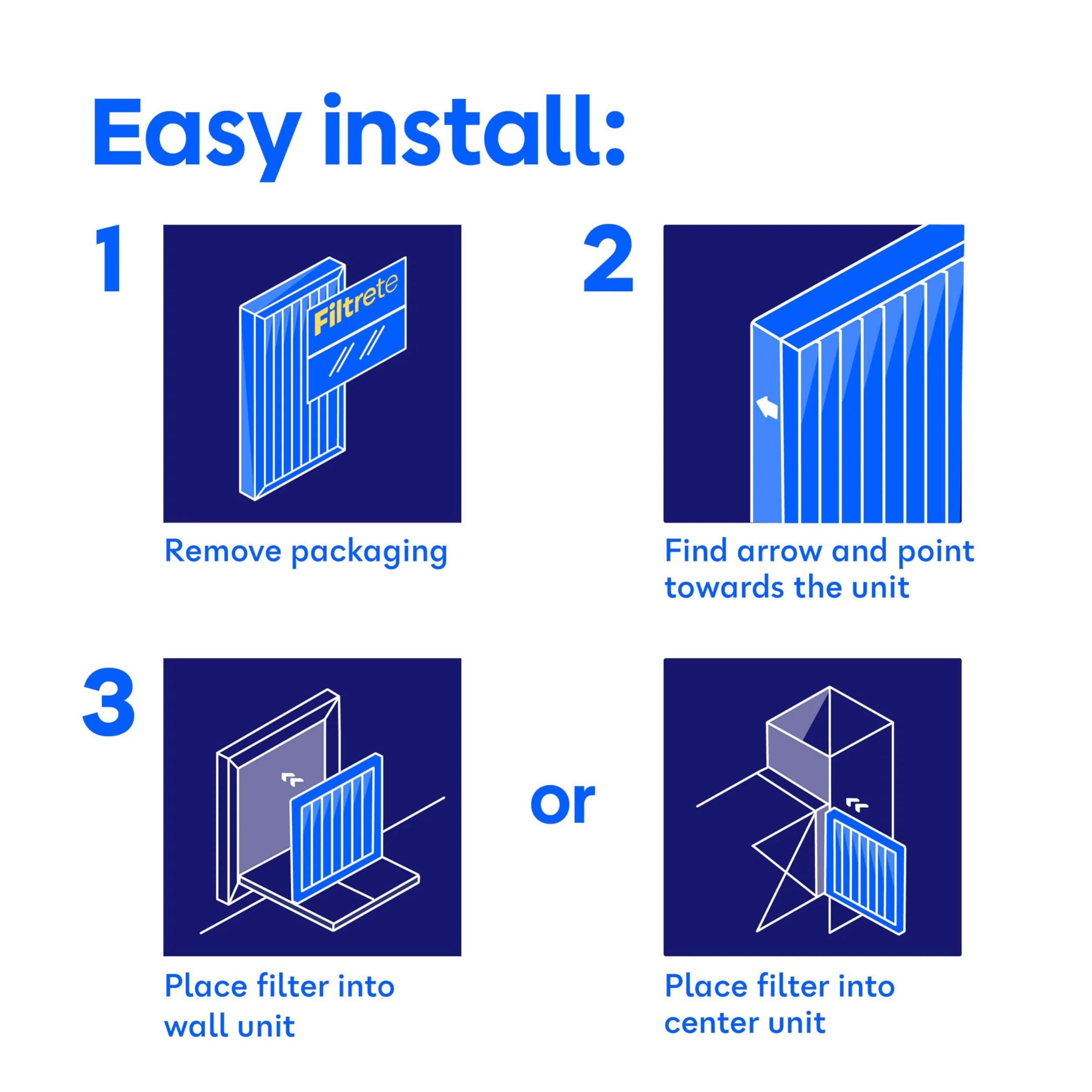 Filtrete 20 x 25 x 1 Filtr Powietrza Pieca AC MPR 1000 2-pak